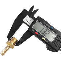 Штуцер Профитт латунный пневмо 1/4" НР х 6 мм 9276577