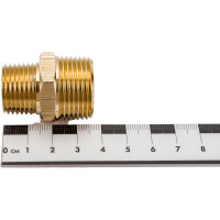 Ниппель Профитт латунный переходной пневмо 3/4" НР х 1/2" НР 9276324