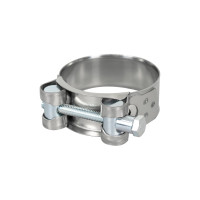 Силовой хомут из нержавеющей стали KRAFT W2, 52-55 мм, уп. 5 шт. KT 880523