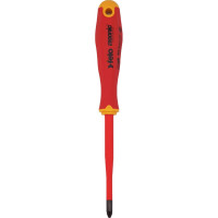 Диэлектрическая отвертка Felo PZ 2х100, E-Slim Ergonic 41529390