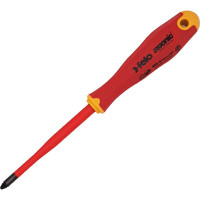 Диэлектрическая отвертка Felo PZ 2х100, E-Slim Ergonic 41529390