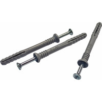 Дюбель-гвоздь Daxmer 6х60 потайная манжета, полипропилен 150 шт 00000333565