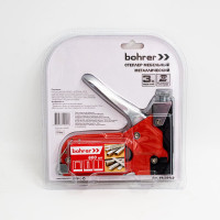 Мебельный степлер BOHRER 3 в 1, с регулировкой силы, металлический 44131412