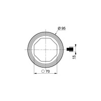 Прокладка между бачком и унитазом WIRQUIN M32 10717333