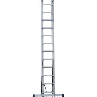 Лестница трехсекционная STAIRS универсальная усиленная 12 ступеней ALP312