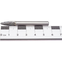 Борфреза твердосплавная цилиндрическая с торцевыми зубьями тип B ZAYS ROTORICA B0616X06