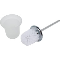 Подвесной ершик для унитаза HAIBA с держателем, матовое стекло, хромированный HB1910