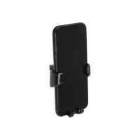 Держатель телефона TORSO в дефлектор, самозажимной захват 6-9.5 см, черный 4519607