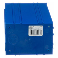 Пластиковый короб СТЕЛЛА-ТЕХНИК 140х250х100мм, С-2-синий-белый