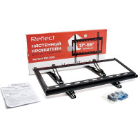Настенный кронштейн Reflect RK-330 17-55", наклон 0/+10, до 30 кг, черный 27455