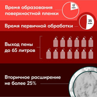 Пена полиуретановая монтажная профессиональная Donewell 65 огнестойкая всесезонная DPPF10U65