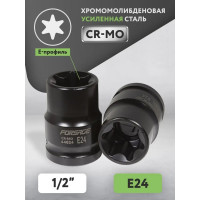 Головка ударная Е-профиль (E24; 1/2") Forsage F-44624(48027)