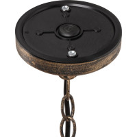 Садово-парковый светильник TDM ELECTRIC "Ампир" 60 Вт, подвес шагрень/бронза Е27, SQ0330-0089