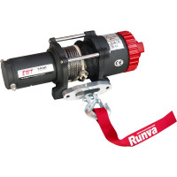 Электрическая лебёдка RUNVA 12V 3500A lbs 1588 кг синтетический трос EWT3500ASR