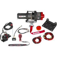Электрическая лебёдка RUNVA 12V 3500A lbs 1588 кг синтетический трос EWT3500ASR