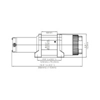 Электрическая лебёдка RUNVA 12V 3500A lbs 1588 кг синтетический трос EWT3500ASR