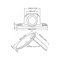 Дверной ограничитель магнитный, скрытой установки, Brante античная бронза 606786
