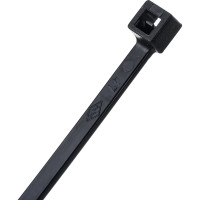 Стяжки черного цвета SapiSelco 2.5x160 мм, полиамид 6.6, уп. 100 шт. SEL.3.204R