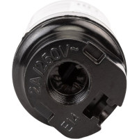 Карболитовый подвесной патрон duwi Е14, черный 24606 0