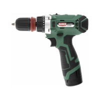 Аккумуляторная дрель Hammer 12 В, 2x2 Ач, Li-ION, 10 мм, 0-350/0-1400 об/мин, 28 Нм ACD122QC