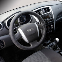 Оплетка на руль VOIN CLASSIK PLUS экокожа, M d=38см, черный OPLV0901