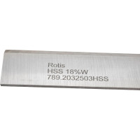 Нож строгальный (203x25x3 мм; HSS 18% W качество) ROTIS 789.2032503HSS