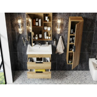 Зеркальный шкаф Onika ЛЕГРАН дуб галифакс 70.00У 207036