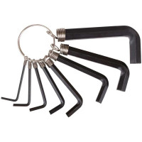 Набор шестигранных ключей Nord-Yada 8 пр. (2-10 мм) на кольце в блистере ТМ 907620