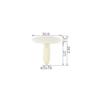 Автокрепеж для Chevrolet/Chrysler/Daewoo/Ford/GM/Opel 10 шт 4005250 КрепАвто 0220
