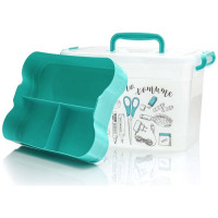 Контейнер для хранения Полимербыт ВАЖНЫЕ МЕЛОЧИ 6,5 л с вкладышем 310х200х180 63280902