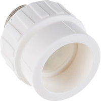 Комбинированная муфта PPRC MeerPlast Дн50x40 Ру25 белая наружная резьба D200-00457