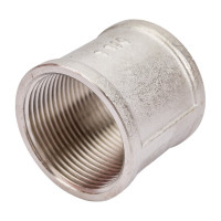 Муфта STI латунная Ду32 (1 1/4") Ру16 никелированная D270-00419