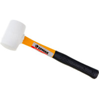 Киянка ЕРМАК белая резина, фибергласовая обрезиненная рукоятка 225гр 662-012