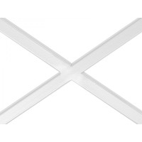 Стеллаж GreenWeen KARIN белый/стекло, 550x300x1750 GW-KARIN-G-W