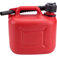 Канистра полиэтиленовая красная для ГСМ с заливным устройством 5 л REDMARK RM80005