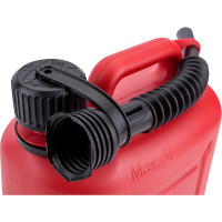 Канистра полиэтиленовая красная для ГСМ с заливным устройством 5 л REDMARK RM80005