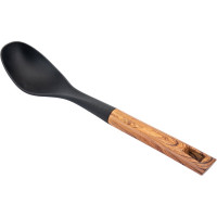 Ложка Mallony FORESTA из нейлона, с пластм ручкой, дизайн под дерево, 32,5x7 см 006460