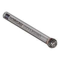 Борфреза твердосплавная форма D (8x6 мм; хвостовик 6 мм) NORGAU 077120080