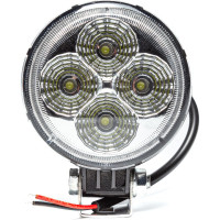 Фара рабочего света Автоэлектрика LED круглая, 4 светодиода, рассеянный (ближний) свет 09.1935