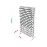 Стойка СТЕЛЛА-ТЕХНИК 1150x2000 односторонняя В1-12-04-00
