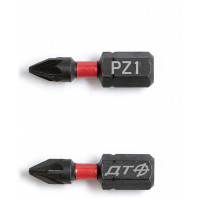 Бита ударная Дело Техники 1/4", PZ1 × 25 мм, 2шт. 793602