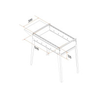 Мангал складной GRATAR МКЛ 600