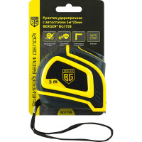Рулетка Berger BG ударопрочная, с автостопом, 5м, 25мм BG1758