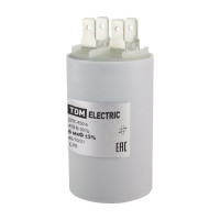 Конденсатор TDM ELECTRIC ДПС 450В, 6мкФ, 5проц., плоский разъем, SQ0739-0008