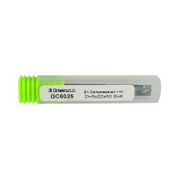 Фреза спиральная однозаходная компрессионная для ЧПУ (6x22x50 мм; S=6 мм; Z1) Greencut GC6025