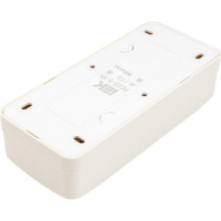 3-ая розетка IEK РС23-3-ХК с з/к о/у 16А GLORY кремовый ERH31-K33-16