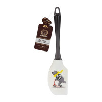 Кулинарная силиконовая лопатка MARMITON Мишка на самокате 27x6х1.5 см 17378