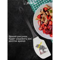 Кулинарная силиконовая лопатка MARMITON Мишка на самокате 27x6х1.5 см 17378