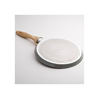 Алюминиевая блинная сковорода Alpenkok AK-0045/24N GREY MARBLE антипригарное покрытие 0Р-00015928