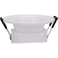 Встраиваемый декоративный светильник ЭРА KL93 WH MR16/GU5.3 белый, пластиковый Б0054377